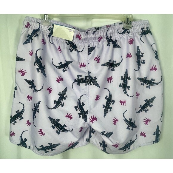 Arizona Jean Co Men’s Lilac Gator Swim Trunks Sz XXL New - Picture 4 of 8